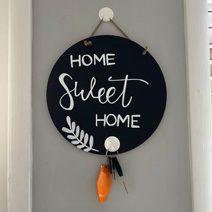 Home Sweet Home key holder sign